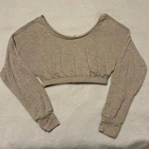 Garage Elastic Waist Crop Tee